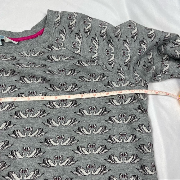 Boden Gray Swan Patterned Sweatshirt - Picture 6 of 9